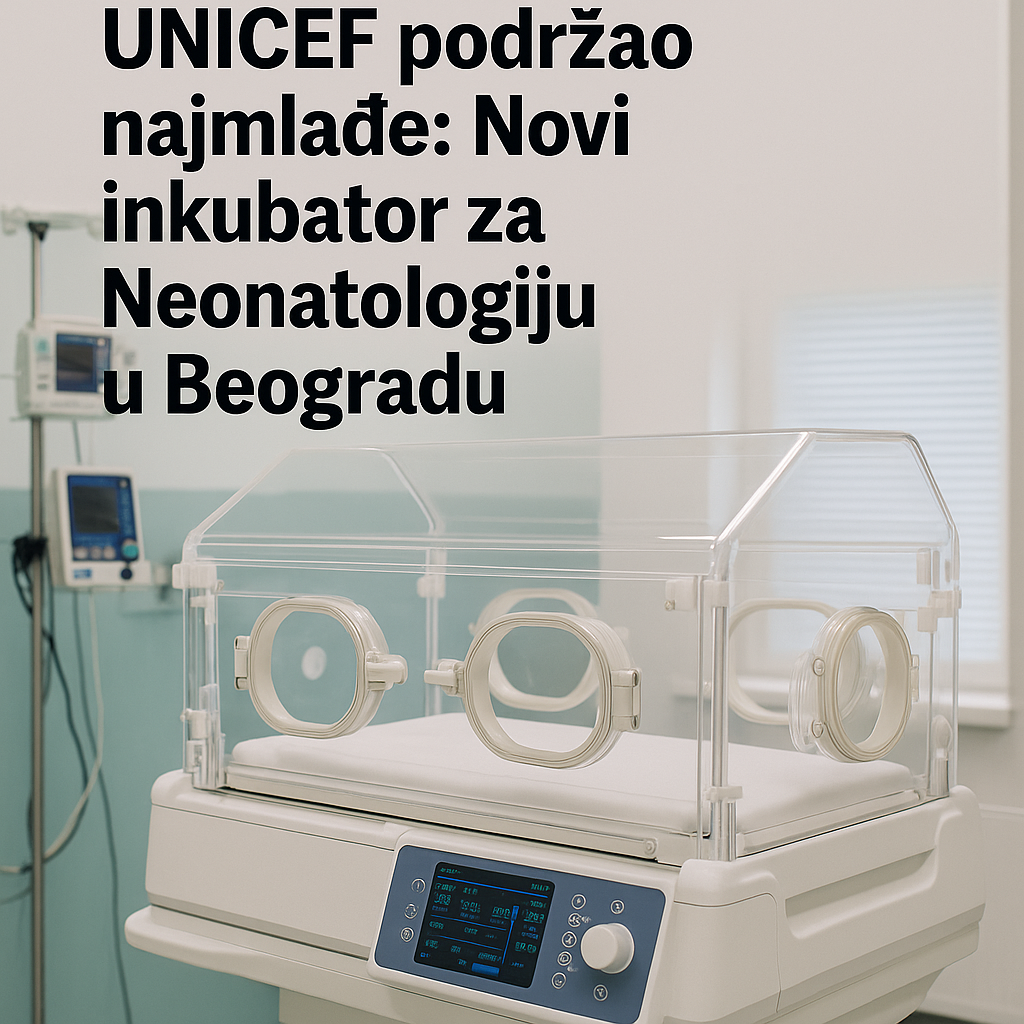 UNICEF podržao najmlađe: Novi inkubator za Neonatologiju u Beogradu